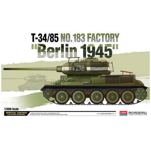 Academy T-34/85 No.183 Factory Berlin 1945 13295 1:35