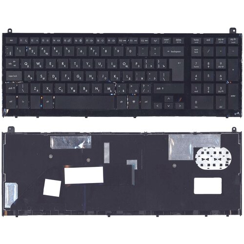 Клавиатура для ноутбука HP Probook 4520S 4525s черная c рамкой 1203₽