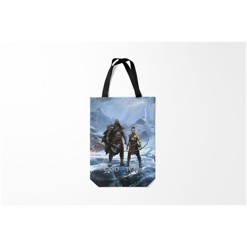 фото Сумка-шоппер / 31х42 см / геймерам / god of war кратос и атрей рагнарек burnettie