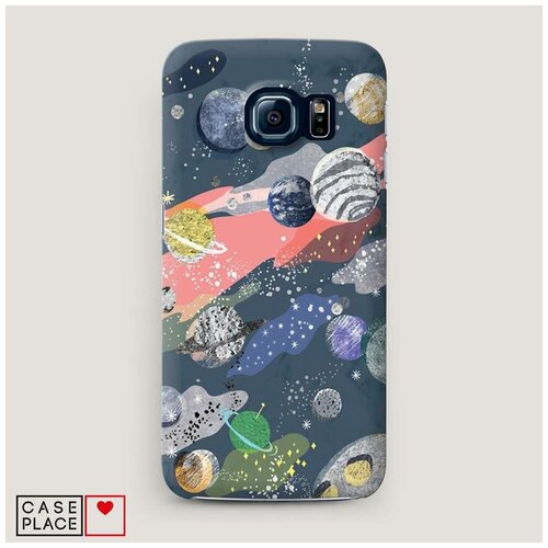 фото Чехол пластиковый samsung galaxy s6 парад планет case place