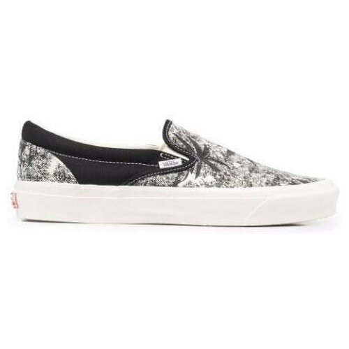 Слипоны Vans Ua Og Classic Slip-On Lx (Canvas) Palm Acid Wash/Summer Leaf/Black Мужчины Vn0A45Jk4Ka1 055