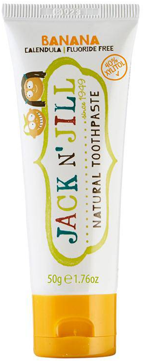 Зубная паста JACK`N`JILL Banana 6м+, 50 мл, 50 г