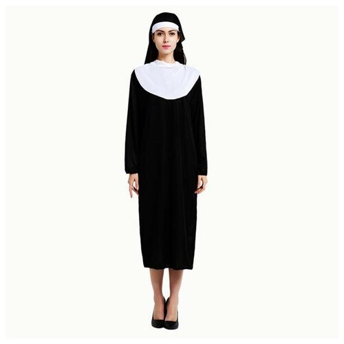 Карнавальный костюм Монахиня (44-46) костюм взрослый масленица 44 46