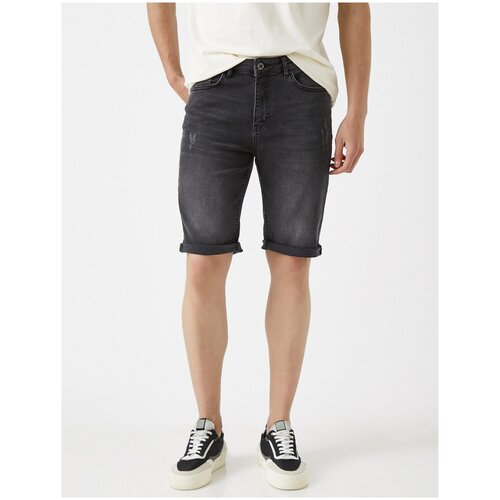 фото Шорты koton men, 1yam43920md, цвет: grey, размер: 30