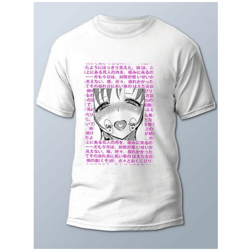 фото Футболка мужская белая разное ahegao (ахегао, манга, аниме, этти) - 21803 brut-shop