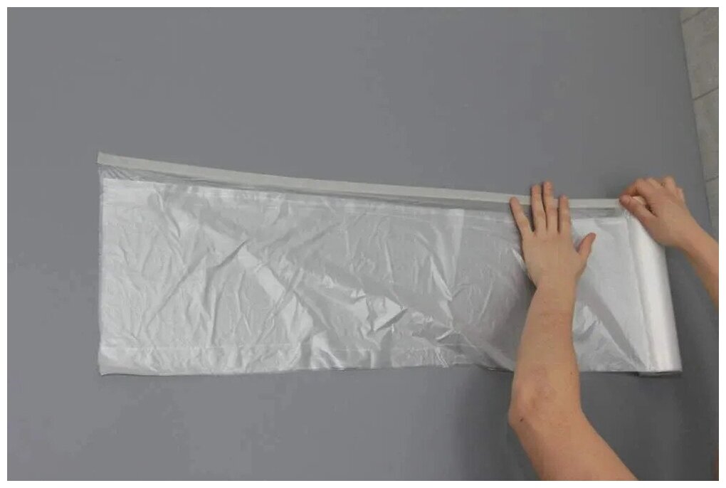 Пленка защитная с клейкой лентой (1.1х33 м) X-Glass УТ0002243 - фотография № 4