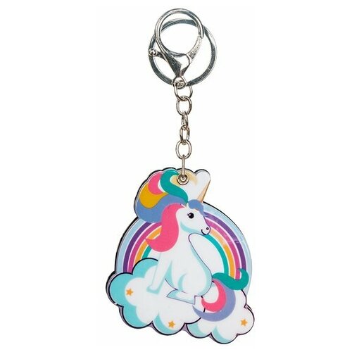 Брелок с зеркальцем Радужный единорог Mark Rita MR-165 113-351840