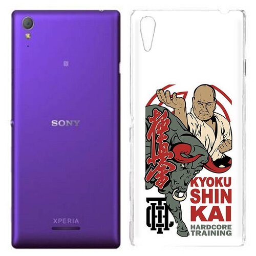 Чехол задняя-панель-накладка-бампер MyPads единоборства рисунок для Sony Xperia T3 противоударный