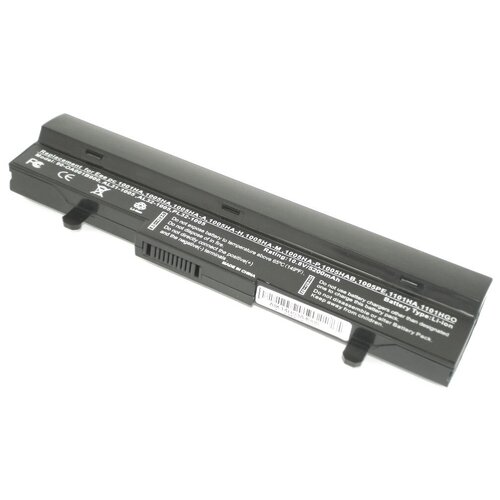 Аккумуляторная батарея для ноутбука Asus Eee PC 1001 1005 5200mAh OEM черная блок питания exa081xa для ноутбука asus netbook eee pc 1001pqd asus eee pc 1001px 1001ha 1101ha