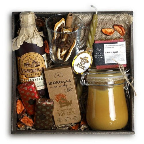 Подарочный набор — деревянный бокс 