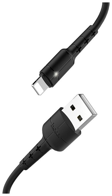 USB Hoco X30 Star Lightning (L=1м) черный