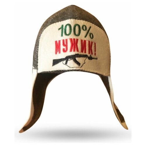 Родная Баня / Ушанка для Бани (100% Мужик)