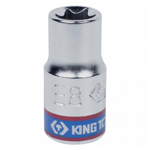 Головка торцевая TORX Е-стандарт 1/4, E8, L = 24 мм KING TONY 237508M