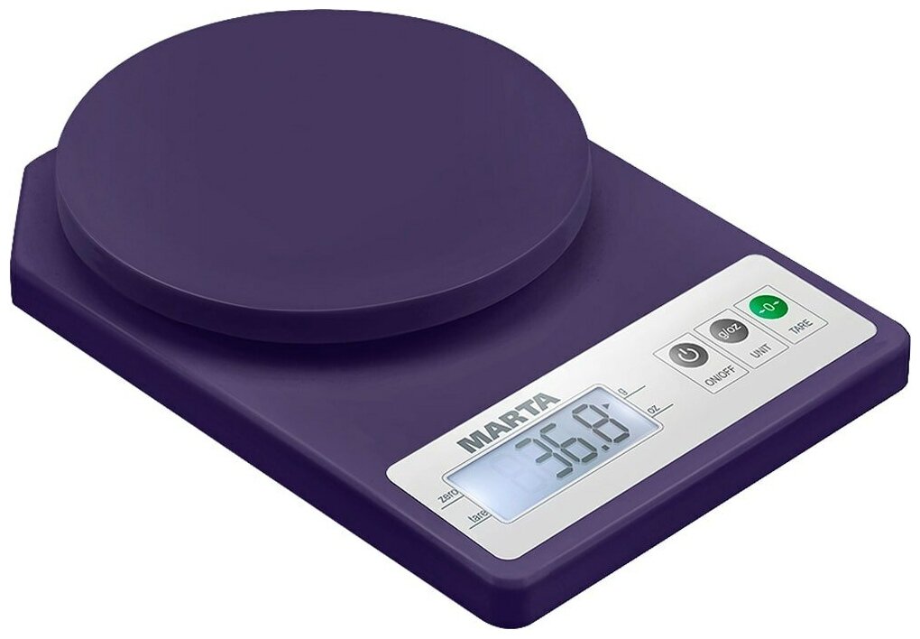 MARTA MT-1637 темный топаз весы кухонные сенсор