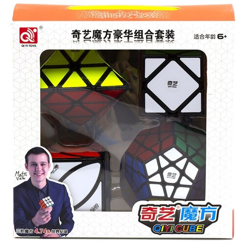 Головоломки набор QiYi MoFangGe Non-Cubic Gift Box 1 Черный головоломки qiyi mofangge набор mofangge qi 2x2 5x5 color