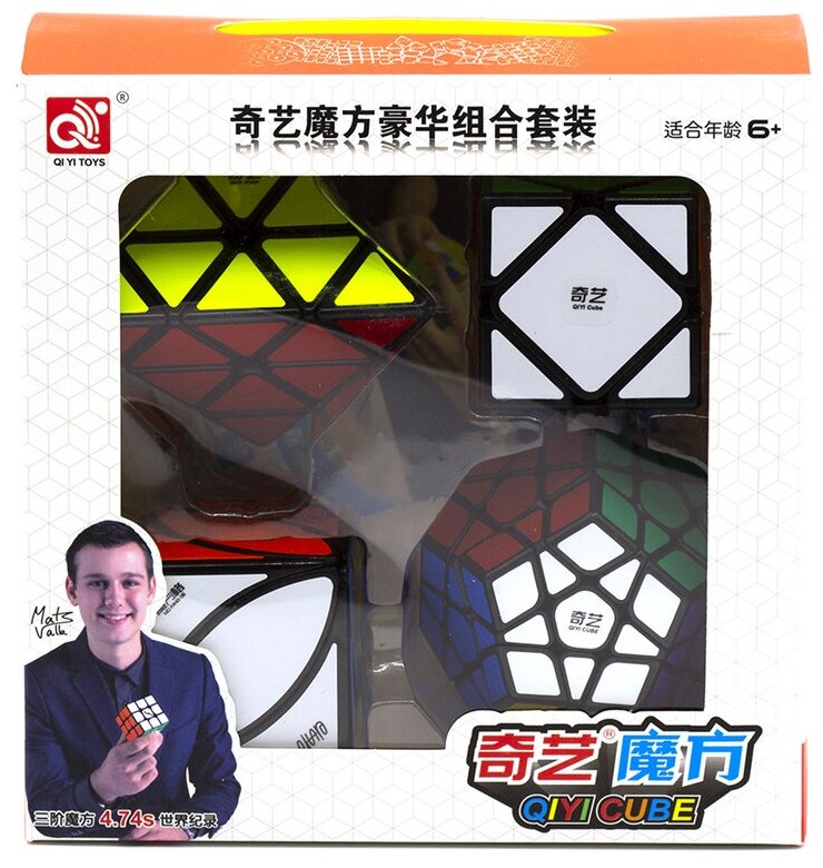 Головоломки набор QiYi MoFangGe Non-Cubic Gift Box 1 Черный