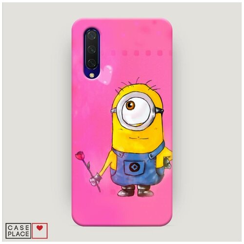 фото Чехол пластиковый xiaomi mi cc9 влюбленный миньон 5 case place