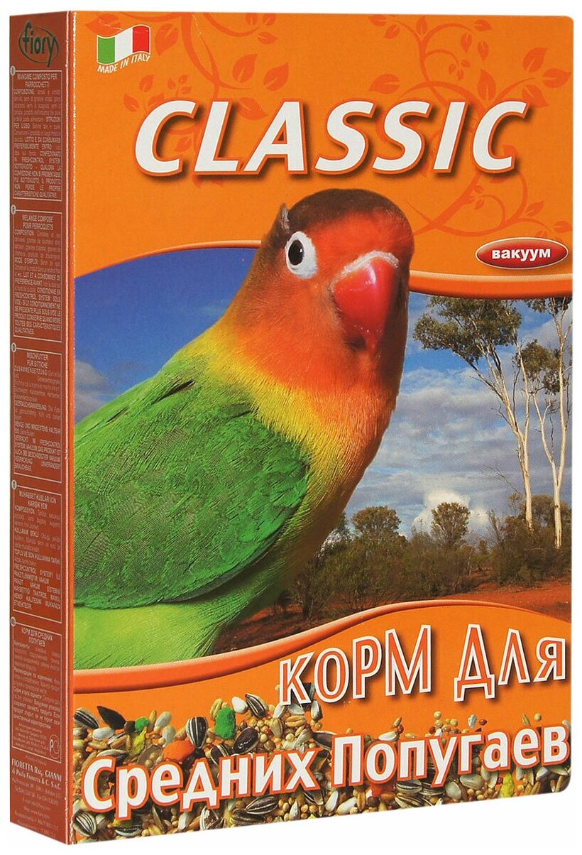 FIORY CLASSIC корм для средних попугаев (650 гр)