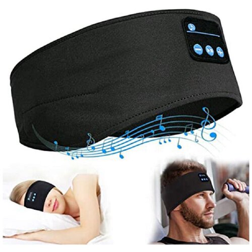 Наушники для сна и спорта / Bluetooth-повязка на голову / Беспроводные спортивные наушники-повязки