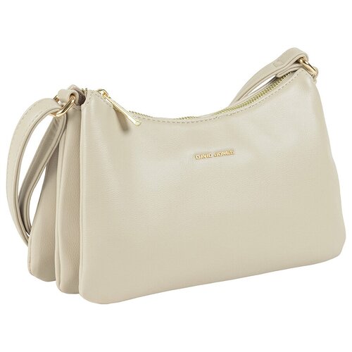 фото Сумка кросс-боди женская david jones 6401-cm-dd-beige, бежевая
