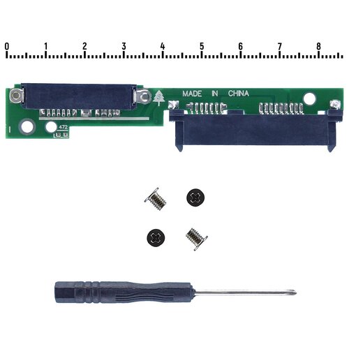 Переходник HDD/SSD в отсек CD/DVD SATA micro sata 7 6 male to sata7 15 female adapter serial ata converter for lenovo 310 312 320 330 ideapad 510 5000 circuit board