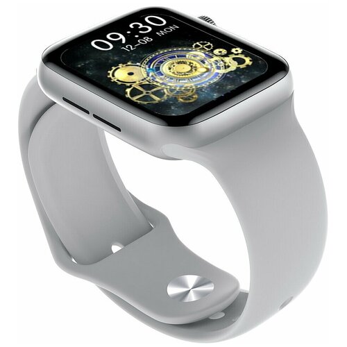 Умные смарт-часы Smart Watch MW17 Plus Экран 17 дюймаБеспроводная зарядкаАктивное боковое колесико и кнопка Серый 199000₽