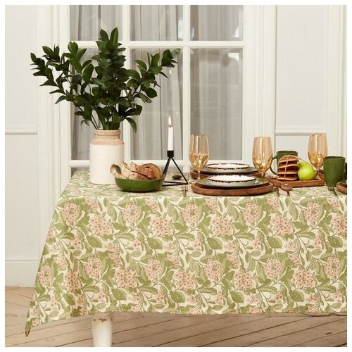 Скатерть Этель Spring garden 149х220см 100 хл саржа 190 гм2 2737₽