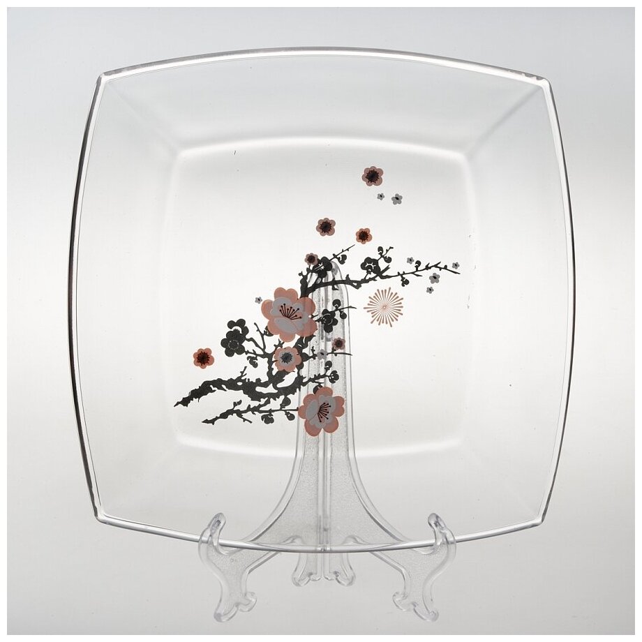 Набор столовых тарелок мелких 6 шт Pasabahce Sakura, D=26,5 см