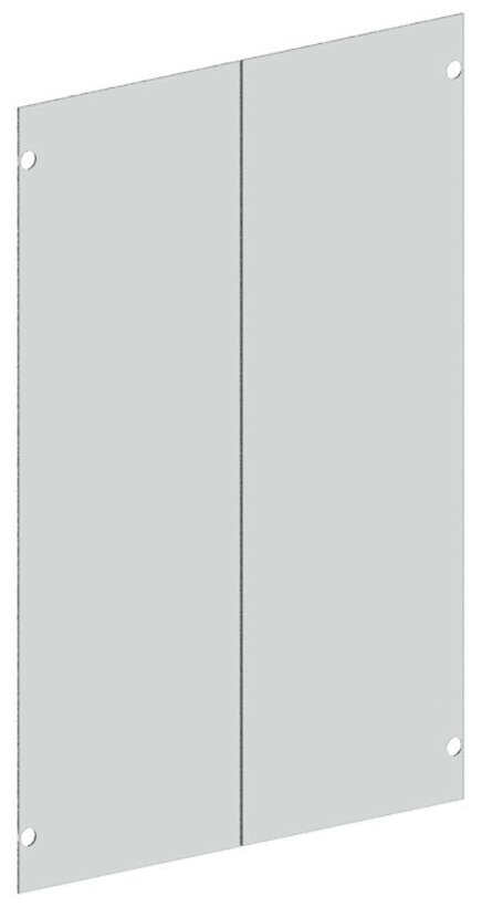 Двери ED_Vita стекл. средние 2шт V-4.3,прозрачные - фотография № 1