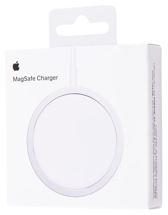 Зарядный комплект Apple Magsafe Charger, мощность Qi: 15 Вт, Silver