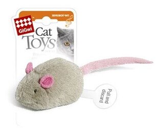 GIGWI Игрушка для кошек Мышка с электронным чипом 7 см