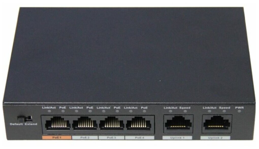 Коммутатор IVIDEON NBLS-0604H 4PORT POE