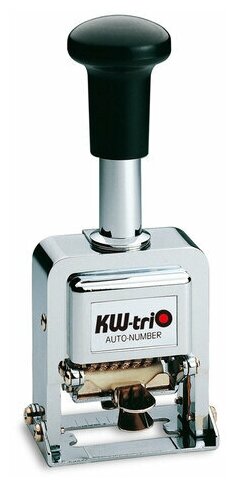 Нумератор KW-trio, 6-разрядный, автоматический, металлический, 20600
