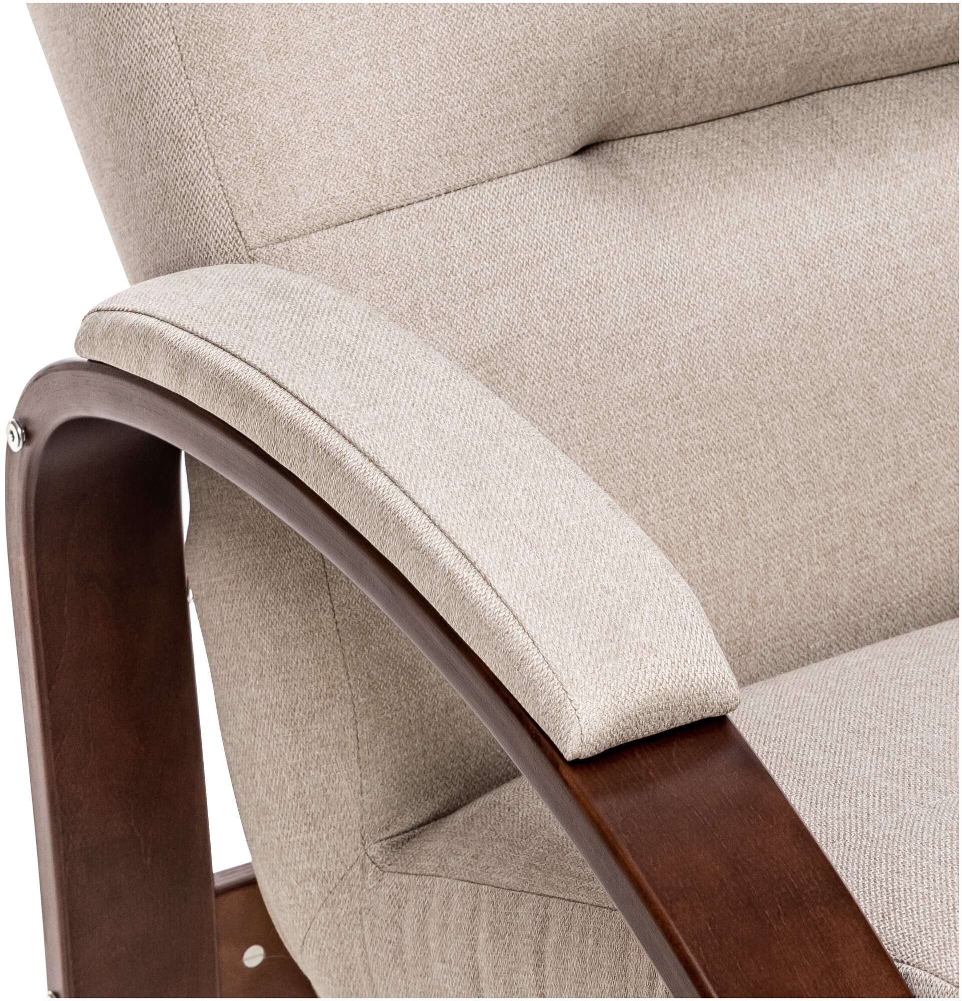 Кресло Лион каркас Орех текстура/ткань Малмо 05 (жаккард) - фотография № 6