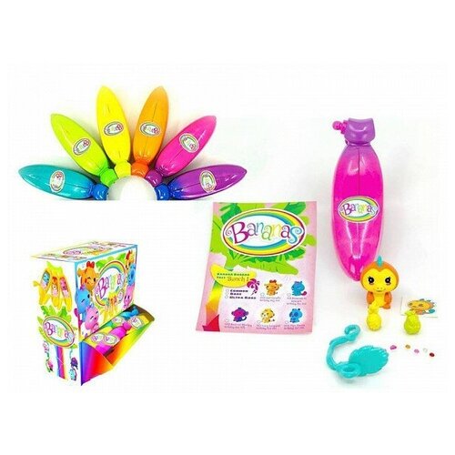 Игрушка банан с сюрпризом, цвета в асс-те