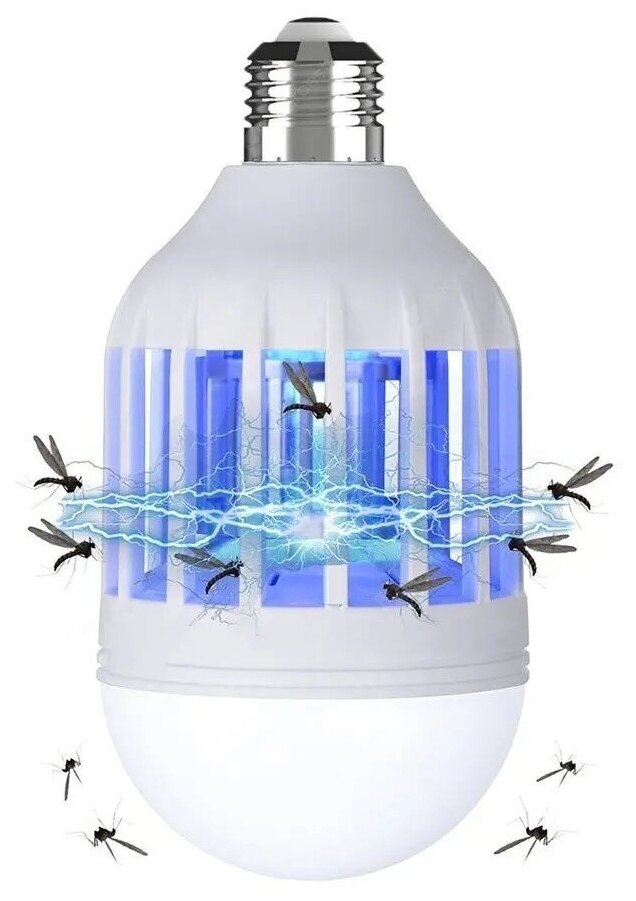 Светодиодная лампа от комаров LED INSECT ZAPPER