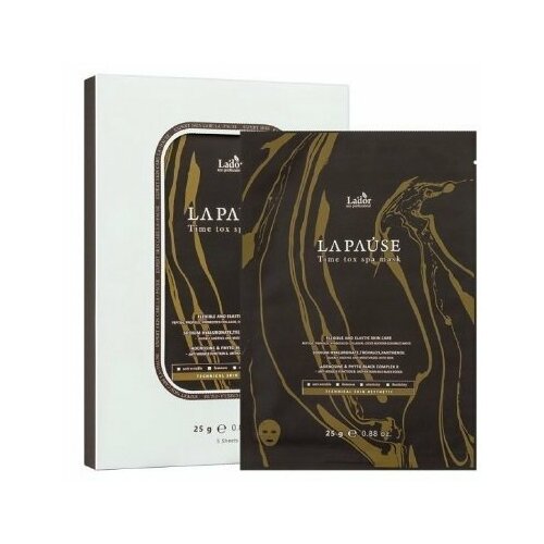 Lador Антивозрастная тканевая маска La-Pause Time Tox Spa Mask, 25 гр.*5 шт.
