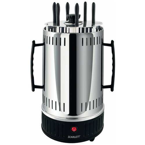 Шашлычница электрическая SCARLETT SC- KG22601 1000 Вт 6 шампуров сталь 944300₽
