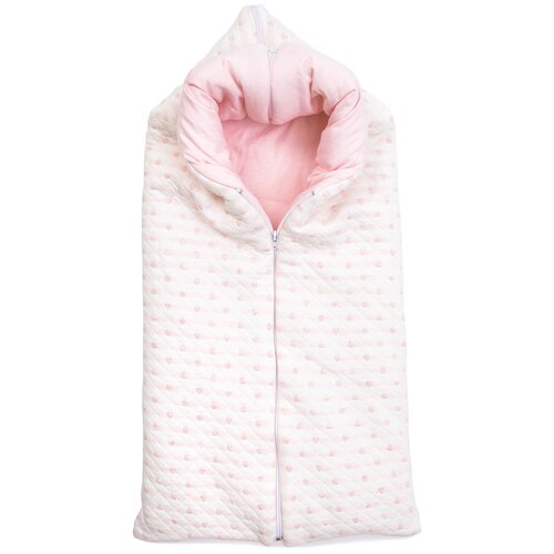 Конверт-одеяло на выписку Baby Nice  Сердечки, розовый конверт одеяло на выписку luxury baby венеция розовый с молочным кружевом