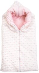 Конверт одеяло для новорожденных розовый