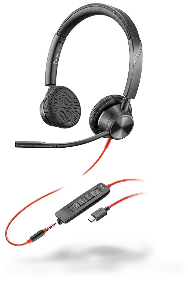 Гарнитура Plantronics BlackWire 3325 черный 213938-01/214016-01