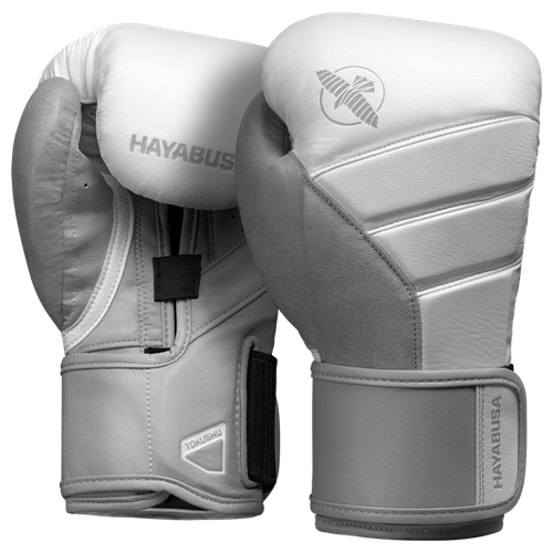 Боксерские перчатки Hayabusa T3 White/Grey (14 унций)