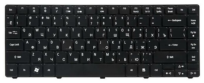 Клавиатура для ноутбука Acer Aspire 3410 3750 3810 3811 3820 4251 4553 4625 eMachines D440 D732 pn KB I140A077 1290₽