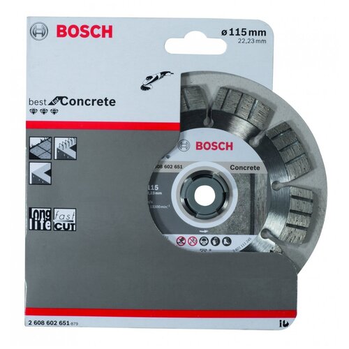 Алмазный диск Bosch Best for Concrete115-22,23 2608602651