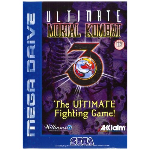 Картридж Игра Sega MORTAL KOMBAT 3 ULTIMATE /MORTAL KOMBAT 1, 2, 3, 5