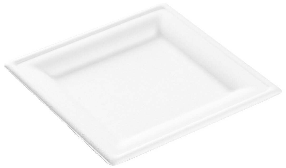 фото METRO PROFESSIONAL Тарелка квадратная сахарный тростник 20Х20см, 6шт