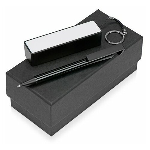 Подарочный набор Kepler с ручкой- подставкой и зарядным устройством 70033807 черный белый 16 х 15 х 6 зарядное устройство- пластик ручка- металлпластик 176000₽