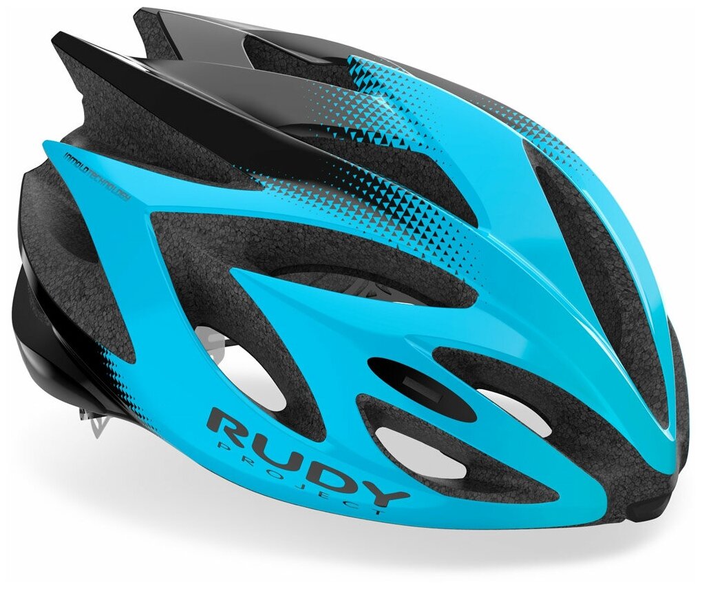 Шлем Rudy Project RUSH Azur/Black Shiny, велошлем, размер S