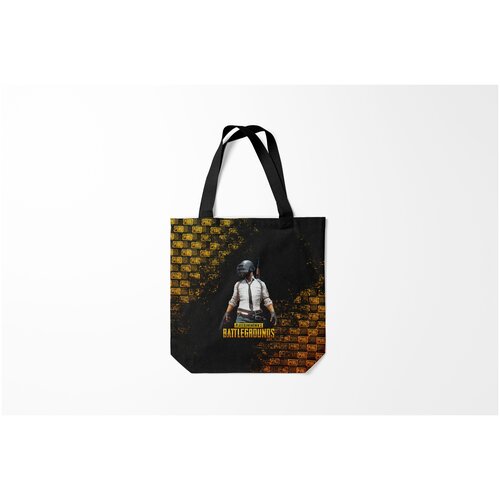 фото Сумка-шоппер / 40х40 см / геймерам / pubg burnettie