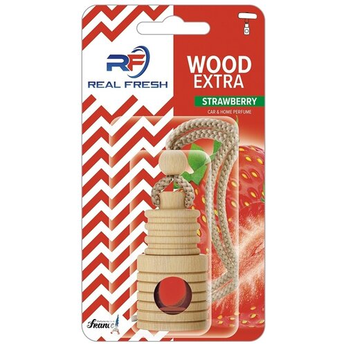 Ароматизатор / Освежитель воздуха Real Fresh WOOD EXTRA Strawberry (клубника) 5 мл